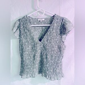 Madewell stretchy blouse/top. Size 8.